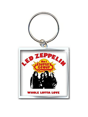 Led Zeppelin Keyring Keychain Whole Lotta Love Official Size One Size