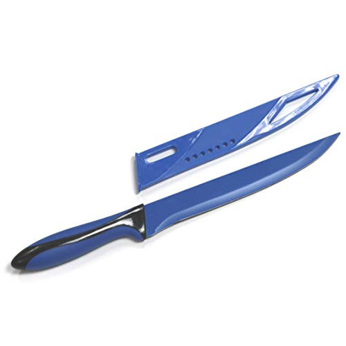 Chef Craft Carving Sheath Knife, 8 inch, Blue/Black