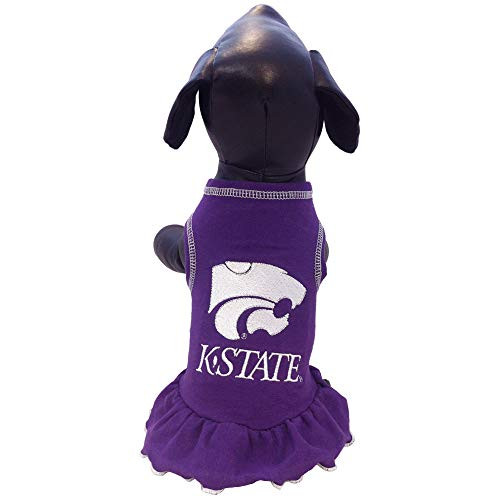 NCAA Kansas State Wildcats Cheerleader Dog Dress, Team Color, X-Small NCAA Kansas State Wildcats Cheerleader Dog Dress, Team Color, X-Small