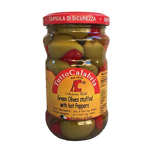 PICCOLIVA - PEPPER STUFFED GRN OLIVES