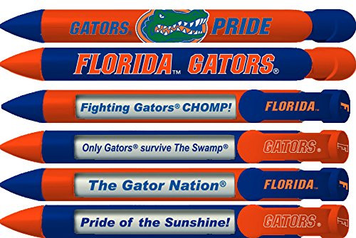 Greeting Pen Florida Gators Braggin' Rights Rotating Message 6 Pen Set 20526