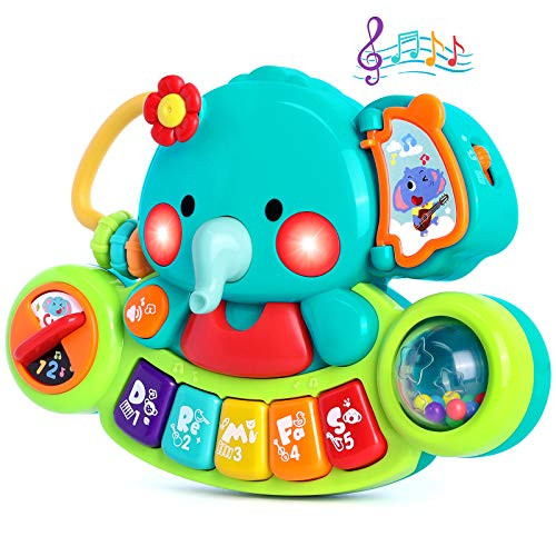 Baby Music Toys Elephant Piano Keyboard Toys for Kids Learning Educational Toys for Infant 6 9 12 18 24 Months Light UP Baby Piano Toys Gift Toys for 1 2 3 Year Old Toddlers Baby Boys Girls Toys Baby Music Toys Elephant Piano Keyboard Toys for Kids Learning Educational Toys for Infant 6 9 12 18 24 Months Light UP Baby Piano Toys Gift Toys for 1 2 3 Year Old Toddlers Baby Boys Girls Toys