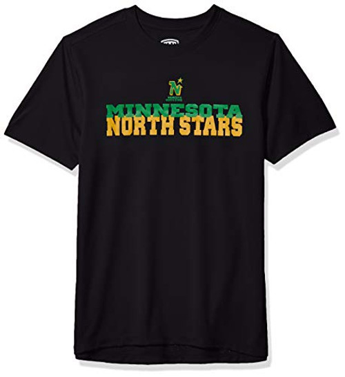 OTS NHL Minnesota North Stars Men's Poly Dot Tee, Piled, Medium OTS NHL Minnesota North Stars Men's Poly Dot Tee, Piled, Medium