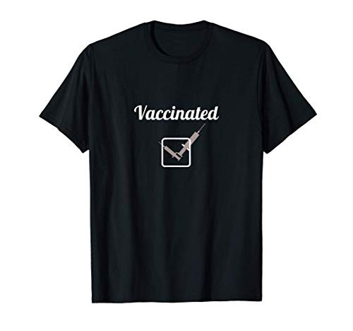 I Got My Vaccine Vaccinated Check Mark T-Shirt