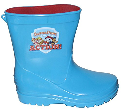 MidWest Quality Gloves PW5000T-T-AZ-6 Nickelodeon Paw Patrol Kids Garden Rain Boot MidWest Quality Gloves PW5000T-T-AZ-6 Nickelodeon Paw Patrol Kids Garden Rain Boot