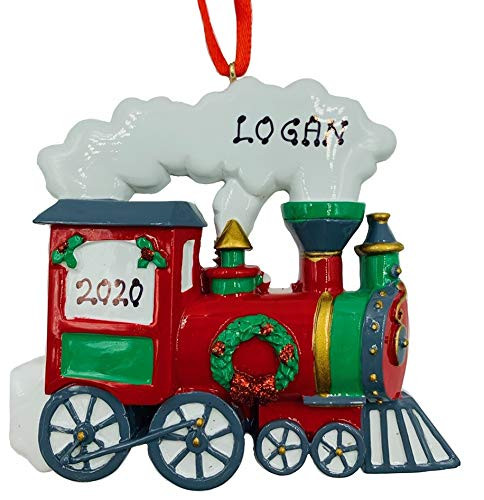 Personalized Train Christmas Ornament 2021