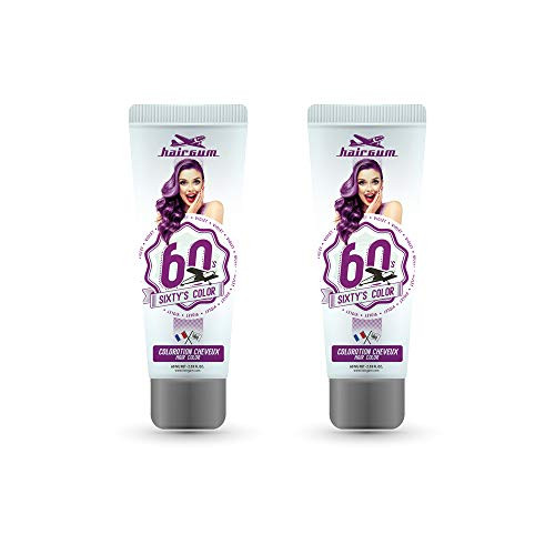 Hairgum Violet Sixty'S Colour Cream 2 x 60ML