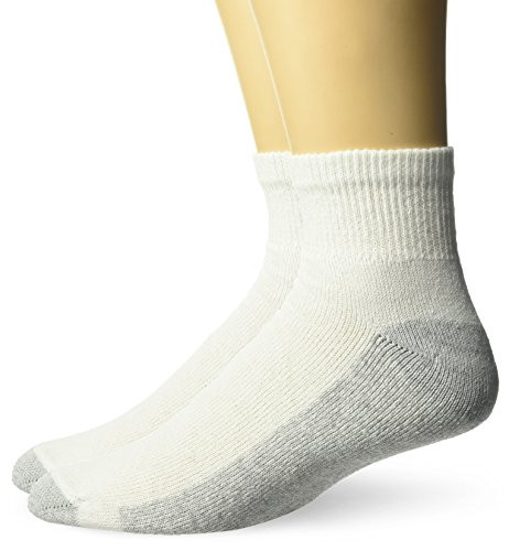 Hanes Men's Ankle Socks 12-Pack_White_10-13