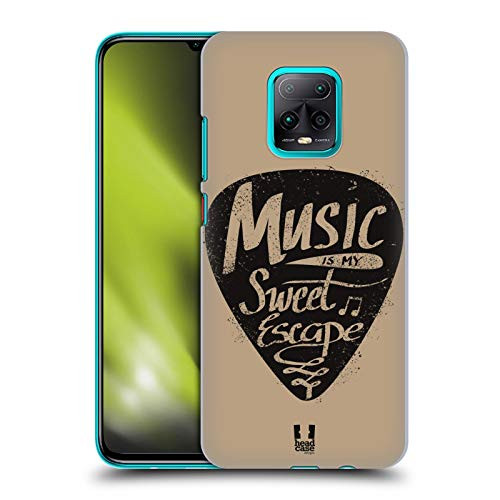 Head Case Designs Guitar Pick Power of Music Hard Back Case Compatible with Redmi 10X 5G/Redmi 10X Pro 5G