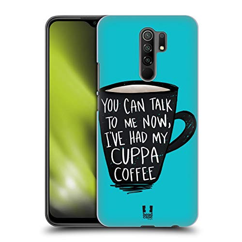 Head Case Designs Cuppa Coffee Fix Hard Back Case Compatible with Xiaomi Redmi 9
