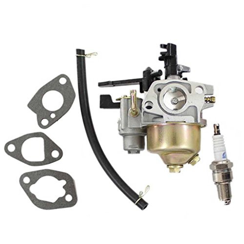 HURI Carburetor with Spark Plug for Harbor Freight Central Machinery 6.5HP Gasoline Plate Compactor 66571 69086 69738 98963 Engine