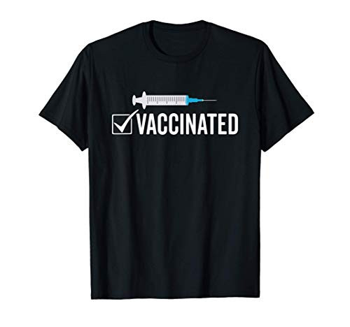 Vaccinated Check Mark Science Vaccine Pro Vaccination T-Shirt Vaccinated Check Mark Science Vaccine Pro Vaccination T-Shirt