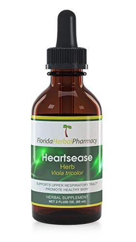 Florida Herbal Pharmacy, Violet Heartsease (Viola Tricolor) Tincture/Extract 2 oz.