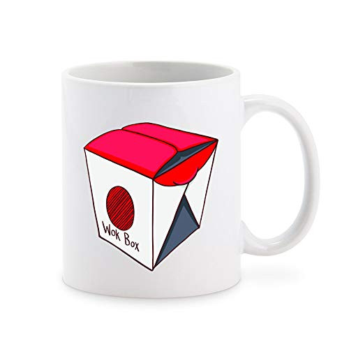 Delicious Japanese Food Foodie Cartoon Pen Sketch Coffee Mug Tea Cup Novelty Gift Mugs 11 oz