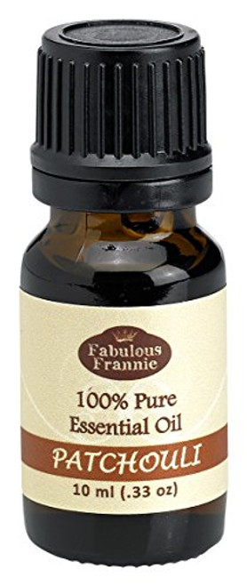 Patchouli 100percent Pure, Undiluted Essential Oil Therapeutic Grade - 10 ml. Great for Aromatherapy