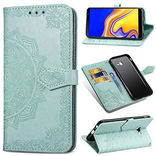anzeal Samsung Galaxy J4 Plus Leather Case, Wallet Case for Samsung Galaxy J4 Plus,PU Wallet Phone Case Card Holder Magnetic Closure Protective Cover for Samsung Galaxy J4 Plus Green anzeal Samsung Galaxy J4 Plus Leather Case, Wallet Case for Samsung Galaxy J4 Plus,PU Wallet Phone Case Card Holder Magnetic Closure Protective Cover for Samsung Galaxy J4 Plus Green
