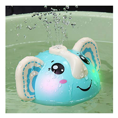 Tbaok Bath Toys for Babie 1Mplus and Toddlers, Spray Water Bath Toy Elephant, LED Light Induction Sprinkler Infant Bathtub Toy, for Tub,Beach,Pool, BPA-Free, Dishwasher-Safe