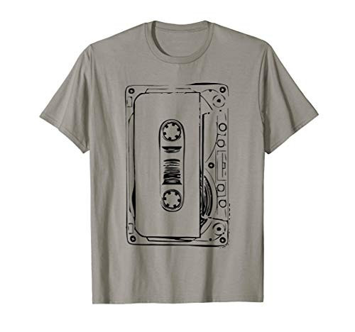 Love Retro Mixtape 80's Blank Cassette Tape Gift T-Shirt