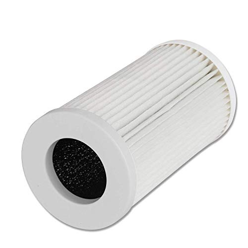 QUEENTY True HEPA Filter - Replacement Air Purifier Filter Odor Allergies Eliminator for Smoke, Dust, Home, Office and Pets