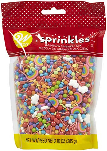 Food Items Rainbow Sprinkles Mix