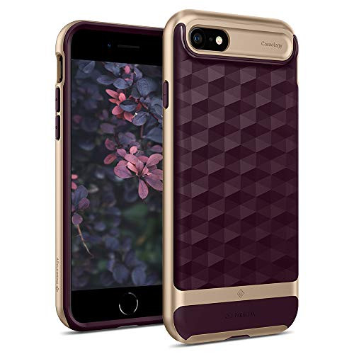 Caseology Parallax for Apple iPhone SE 2020 Case 4.7 inch for iPhone 8 (2017) for iPhone 7 (2016) - Burgundy