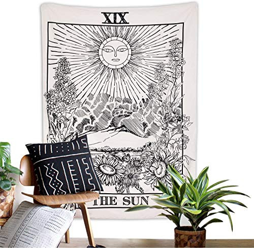 Yellowline Tarot Tapestry The Star The Sun Tapestry Medieval Europe Divination Tapestry Wall Hanging Tapestries Mysterious Wall Tapestry for Home Decor (POSTER (77X102CM)) Yellowline Tarot Tapestry The Star The Sun Tapestry Medieval Europe Divination Tapestry Wall Hanging Tapestries Mysterious Wall Tapestry for Home Decor (POSTER (77X102CM))