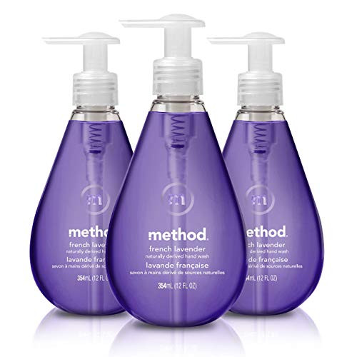 Method Method Gel Hand Soap, French Lavender, 12 Ounce, (pack Of 3), French Lavender, 3 count Method Method Gel Hand Soap, French Lavender, 12 Ounce, (pack Of 3), French Lavender, 3 count