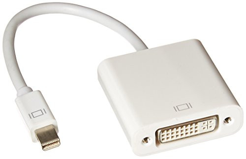 TNP Mini DisplayPort to DVI Adapter (Mini DP/mDP/Thunderbolt Port Compatible) Video AV HDTV (Male to Female) Adaptor Converter Cord
