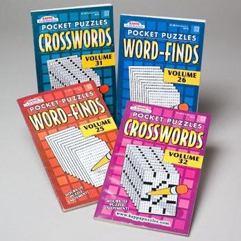 Pocket Puzzles Word-Finds and Crosswords