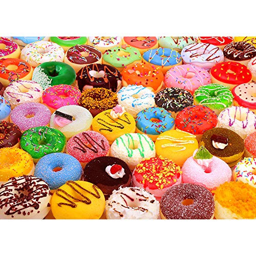 Jigsaw Puzzles for Adults, Difficult 1000 Piece Puzzles for Adults and Teens, Delicious Donuts 1000 Piece Jigsaw Puzzle, Glazed and Frosted Donuts Adult Puzzles, Intellectual Puzzle Toys for Family Jigsaw Puzzles for Adults, Difficult 1000 Piece Puzzles for Adults and Teens, Delicious Donuts 1000 Piece Jigsaw Puzzle, Glazed and Frosted Donuts Adult Puzzles, Intellectual Puzzle Toys for Family