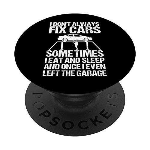 Funny Diesel Mechanic Gift For Men Car Auto Garage Lover Guy PopSockets PopGrip: Swappable Grip for Phones  and  Tablets
