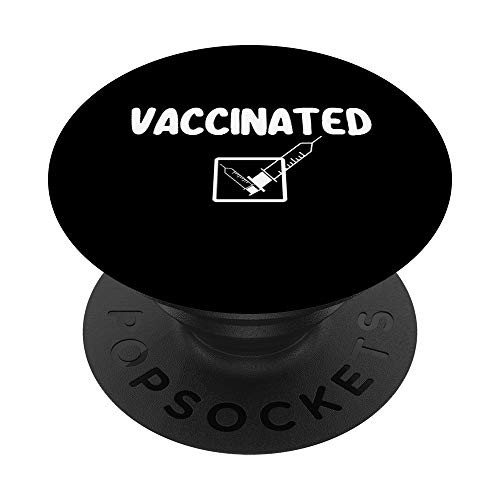 Vaccinated Check Mark Vaccine I Got Vaccinated PopSockets PopGrip: Swappable Grip for Phones and Tablets Vaccinated Check Mark Vaccine I Got Vaccinated PopSockets PopGrip: Swappable Grip for Phones and Tablets