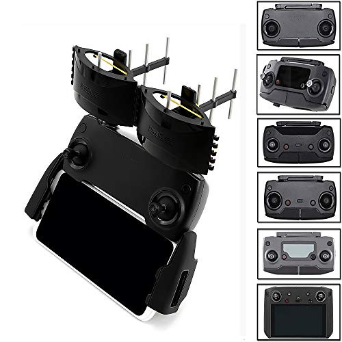 TOMAT Signal Booster Range Extender for DJI Mavic Mini/Mavic 2/Mavic PRO/Spark/Mavic Air Drone Remote Controller,(2-in-1) Yagi Antenna Extender plus Foldable Parabolic Range Extender (2.4Ghz)