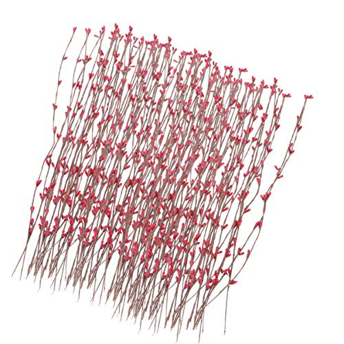 Exceart 100pcs Artificial Berry Stems Red Holly Berries Picks Artificial Fruit Berry Holly Flower Branch for Home Holiday Wedding Party DIY Vase Decoration 40cm Exceart 100pcs Artificial Berry Stems Red Holly Berries Picks Artificial Fruit Berry Holly Flower Branch for Home Holiday Wedding Party DIY Vase Decoration 40cm