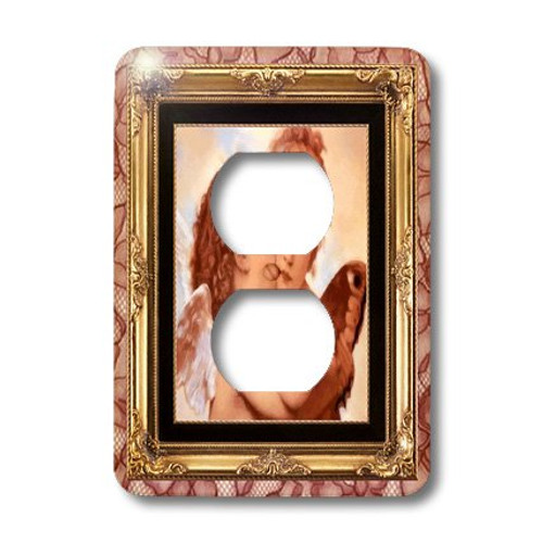3dRose LLC lsp_21234_6 Angels Kissing, 2 Plug Outlet Cover