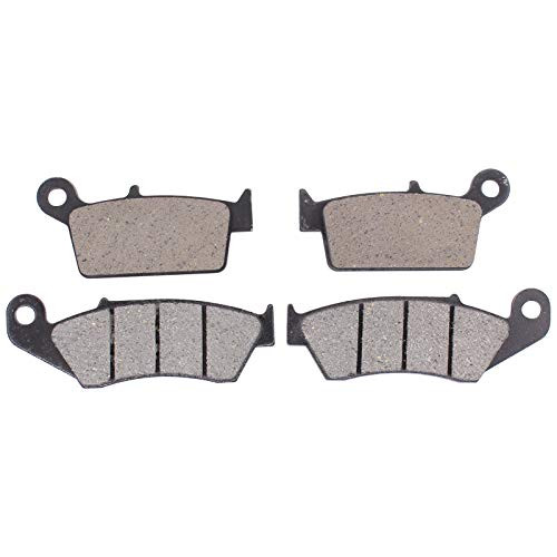 MOTOKU Front and Rear Brake Pads for CR125R CR250R CR500R XR250R XR250L XR400R XR600R XR650L XR650R for Kawasaki KX125 KX250