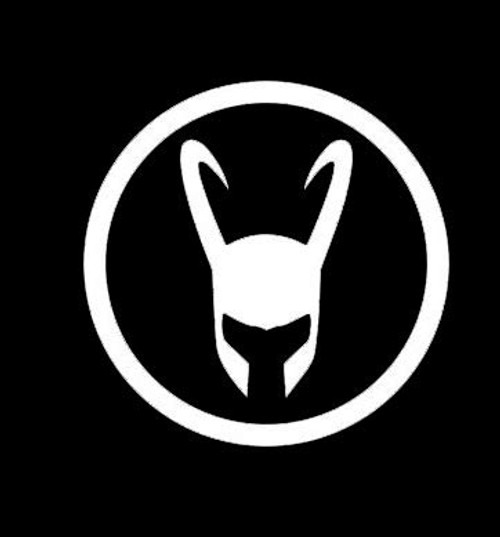 CCI Loki Symbol Avengers Decal Vinyl Sticker|Cars Trucks Vans Walls Laptop|White |5.5 x 5.5 in|CCI2144