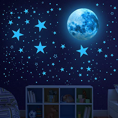 Glow in The Dark Stars for Ceiling,Glow in The Dark Stars and Moon Wall Decals, 1005 Pcs Ceiling Stars Glow in The Dark Kids Wall Decors, Perfect for Kids Nursery Bedroom Living Room Glow in The Dark Stars for Ceiling,Glow in The Dark Stars and Moon Wall Decals, 1005 Pcs Ceiling Stars Glow in The Dark Kids Wall Decors, Perfect for Kids Nursery Bedroom Living Room