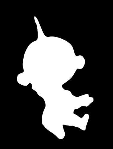 LLI Jack Jack Incredibles | Decal Vinyl Sticker | Cars Trucks Vans Walls Laptop | White | 5.5 x 3.4 in | LLI1034