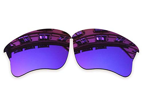 Vonxyz Lenses Replacement for Oakley Flak Jacket XLJ Sunglass - Violet MirrorCoat Polarized