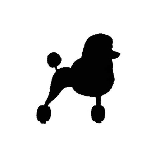 Creative Concepts Ideas Poodle Standing Dog Pet Show CCI Decal Vinyl Sticker|Cars Trucks Vans Walls Laptop|Black|5.5 x 5.0 in|CCI2203 Creative Concepts Ideas Poodle Standing Dog Pet Show CCI Decal Vinyl Sticker|Cars Trucks Vans Walls Laptop|Black|5.5 x 5.0 in|CCI2203