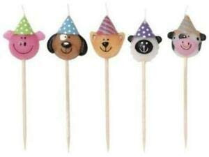 Barn Yard Bash Pick Candles 5 Pack Farm Birthday Party Decorations