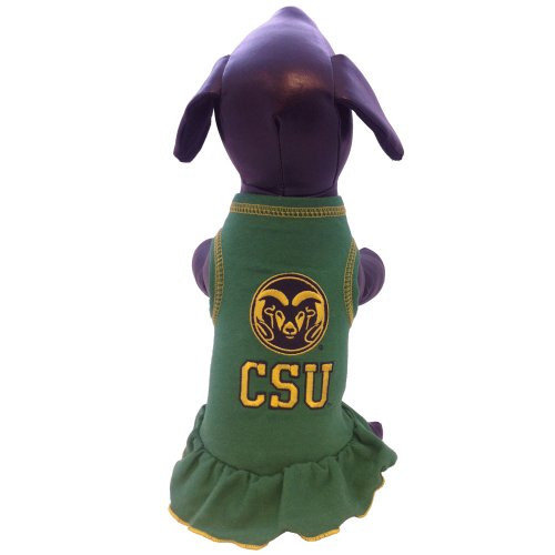 NCAA Colorado State Rams Cheerleader Dog Dress (Team Color, Large) NCAA Colorado State Rams Cheerleader Dog Dress (Team Color, Large)