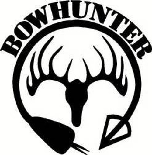 Bow Hunting Bow Hunter Deer Elk Vinyl Decal Sticker|BLACK|Cars Trucks Vans SUV Jeeps Laptops Wall Art|5.5" X 5"|CGS430 Bow Hunting Bow Hunter Deer Elk Vinyl Decal Sticker|BLACK|Cars Trucks Vans SUV Jeeps Laptops Wall Art|5.5" X 5"|CGS430
