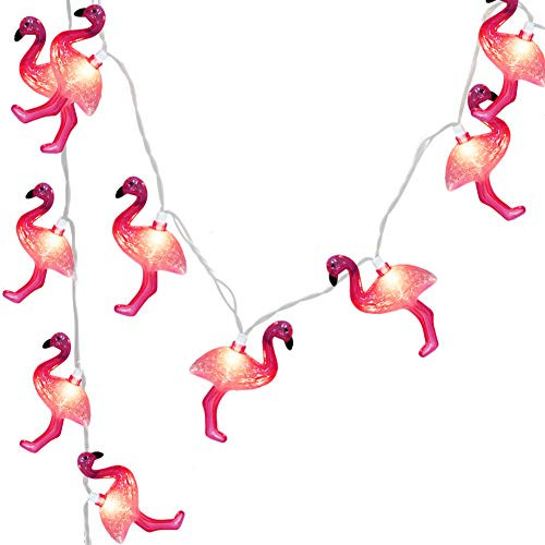 Pink Flamingo String Lights, 8.5ft Summer Patio Flamingo String Lights, Outdoor Party Cute Lights for Holiday Hawaiian Themed, Tropical Party Decor, Birthday, Bedroom or Home Indoor String Lights Pink Flamingo String Lights, 8.5ft Summer Patio Flamingo String Lights, Outdoor Party Cute Lights for Holiday Hawaiian Themed, Tropical Party Decor, Birthday, Bedroom or Home Indoor String Lights