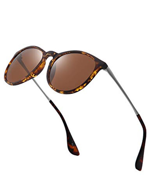 CNLO Polarized Sunglasses.Classic Sunglasses UV400 Protection Sunglasses With Lens. (Amber Frame Tan Lens)