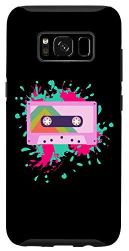 Galaxy S8 Retro 80s 90s Cassette Tape Gift I Vintage Splash Mixtape Case