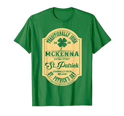 McKenna Irish Name Saint Patrick's Day Proud Ireland T-Shirt