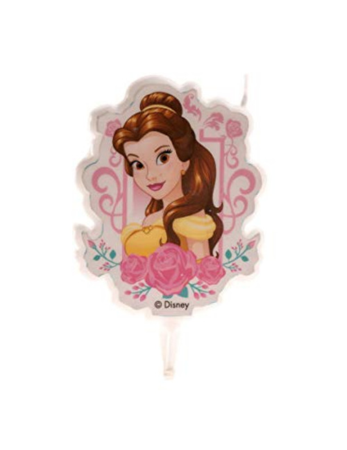 Dekora 2D Belle Disney Birthday Candle, Yellow (346002) Dekora 2D Belle Disney Birthday Candle, Yellow (346002)