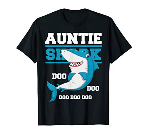 AUNTIE SHARK DOO DOO DOO MATCHING VIOLET PARTY GIFT T-Shirt